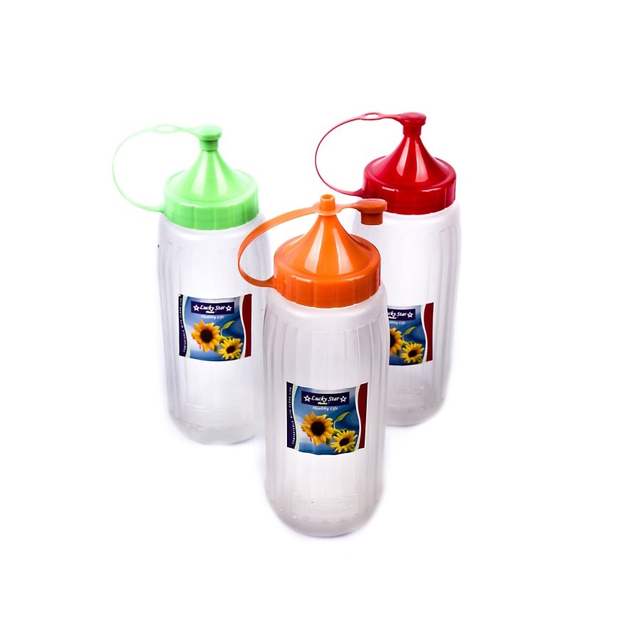 Botol Kecap Hoky 650 ML / Botol Saos / Botol Serbaguna / lucky star