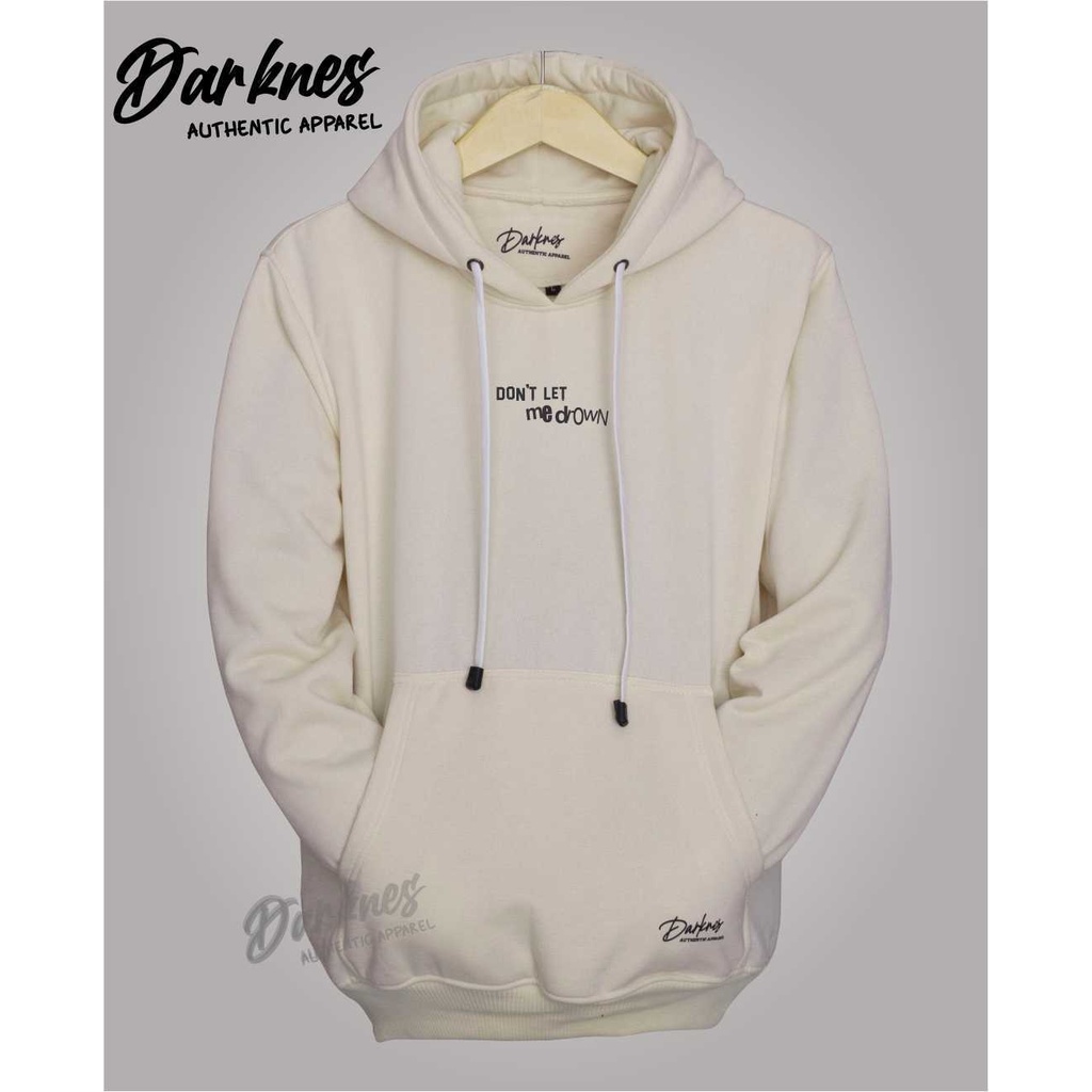 Hoodie Premium Sweater Hoodie Pria Distro DARKNESS Original Tebal Size M L XL XXL Hodie Laki Hight Quality Local Brand Sweater Wanita Oversize Jumbo Murah Jaket Hoodies Cewek Korean Style Remaja Bts Hoddie Cowok Aesthetic Jumbo Termurah Cream