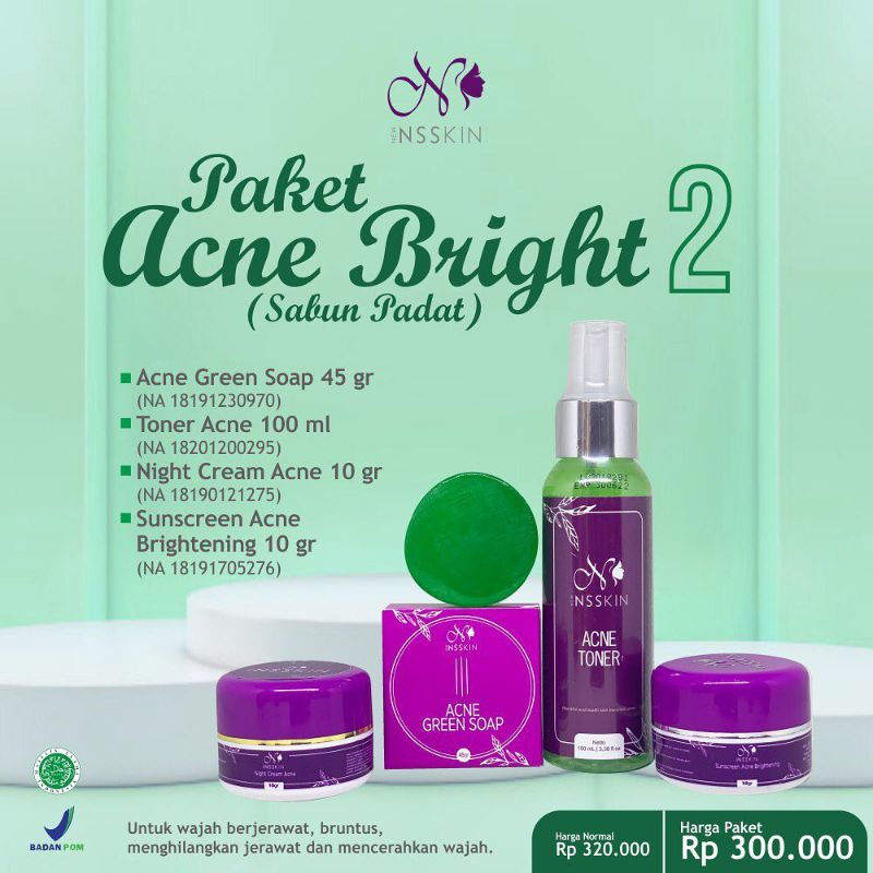 PAKET NS.SKIN ACNE BRIGHT 2