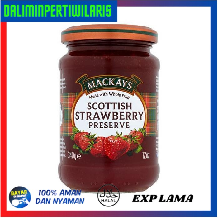 

BISA COD Mackays Scottish Strawberry Preserve Jam 340gr TERJAMIN [Kode 1|Kode 2|Kode 3|Kode 4|Kode