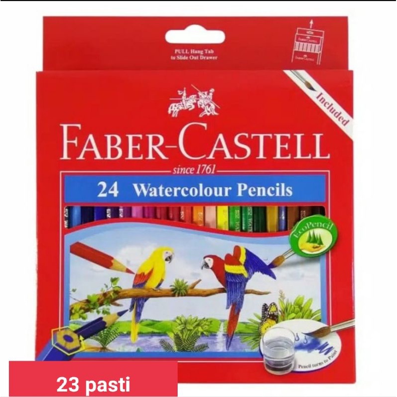 

pensil warna Faber-Castell water 24 warna
