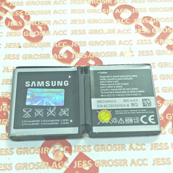 Baterai Battery Original Samsung F330 F338 F260 G400 C3310C AB533640CU