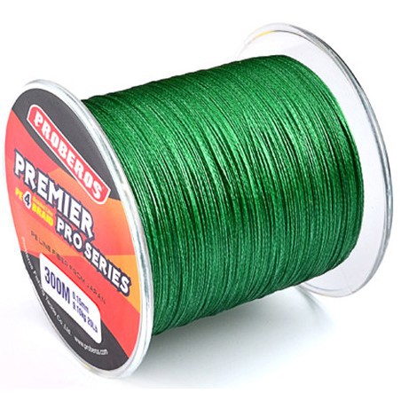 Proberos Benang Pancing Premier Pro Series Braided Thick 0.14mm Green Grab Medan