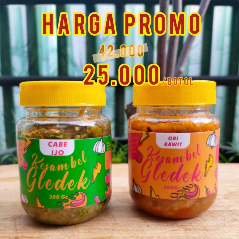 Sambal Kesambel Gledek Ori Pedas 200gr