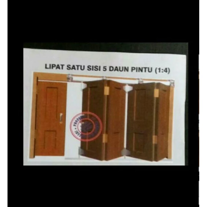 Rel Pintu Garasi 5 Daun Pintu