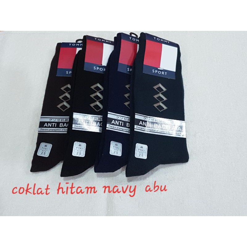 1 pcs kaos kaki casual merk tommy