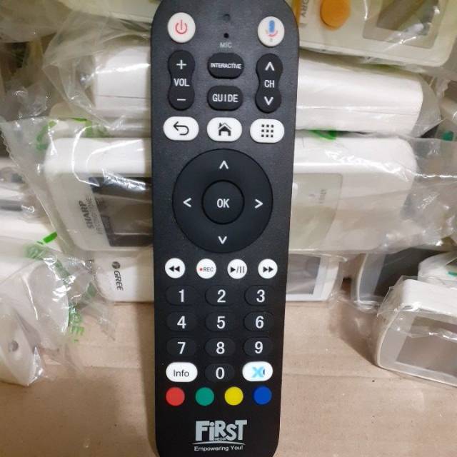 REMOTE REMOT STB( set top box )FRIST MEDIA X1 SMART BOK4K PRIME ORIGINAL ASLI