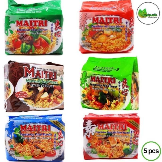 

Mie Maitri / Mie Instant Vegetarian (5Pcs) 89