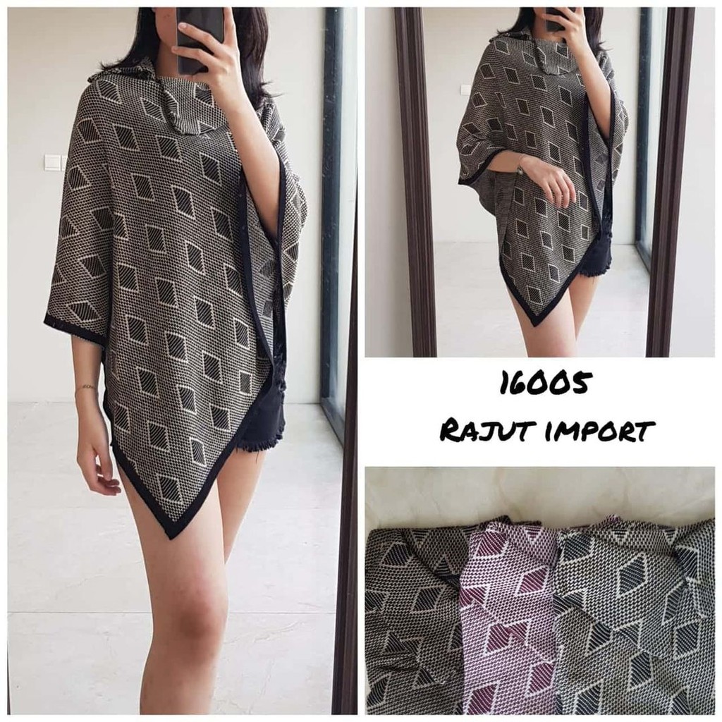 Blouse Atasan Rajut Import Jumbo