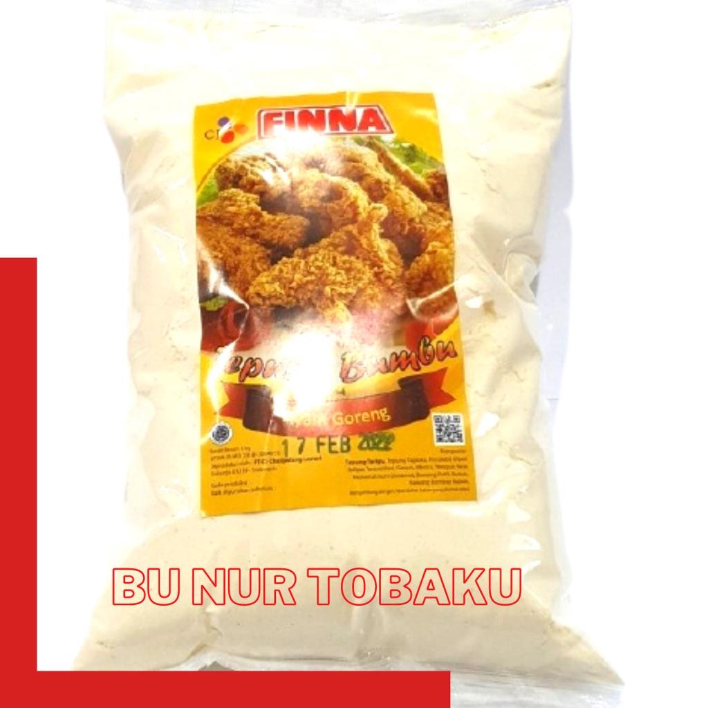 

MURAH 1KG - FINNA TEPUNG BUMBU AYAM GORENG CRISPY 1.000 GR