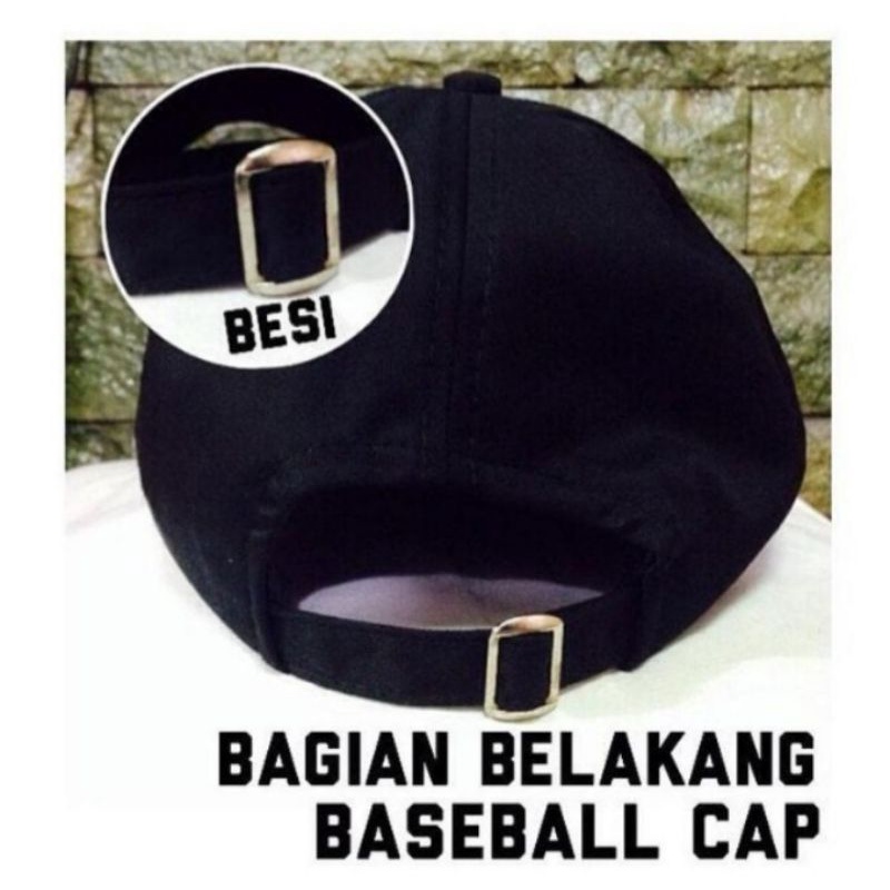 [PART 1] COD Topi Baseball Sport  Bordir / Topi Bucket Polos Pria / Wanita Distro Korea-3