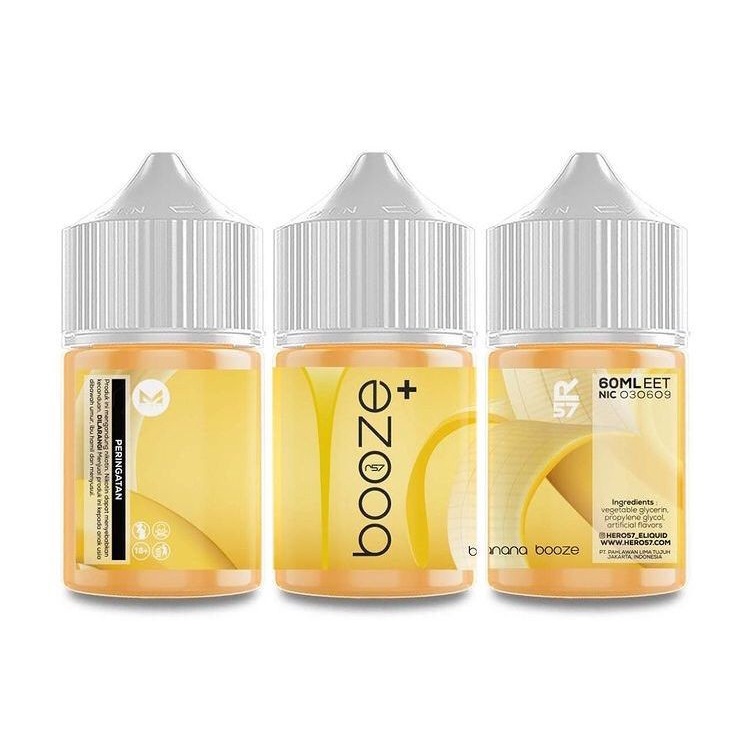 Liquid R57 Booze Banana 60ML by Hero57 x Mildos Vape - Booze+ Banana