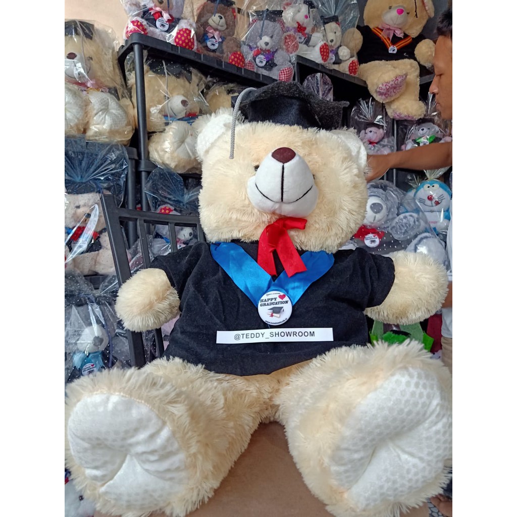 boneka wisuda jumbo paket hemat FREE NAMA+LOGO KAMPUS