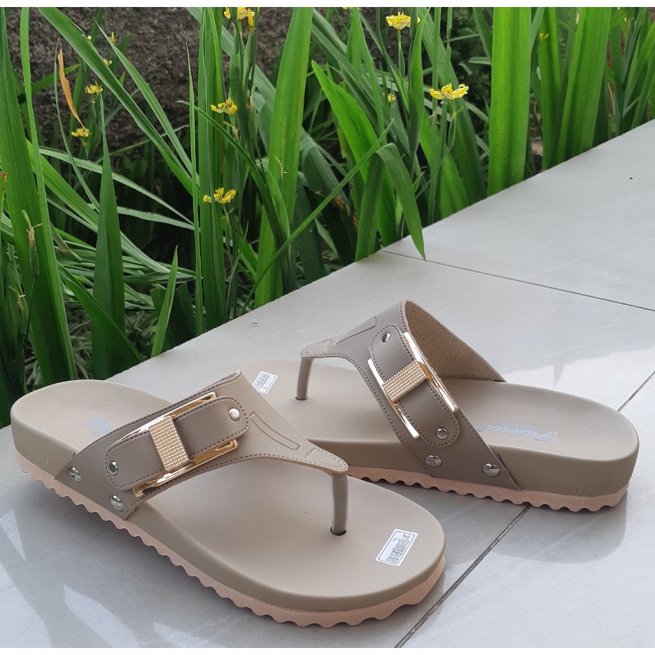 fahrie shoes-sendal wanita jepit gesper terbaru fh-29