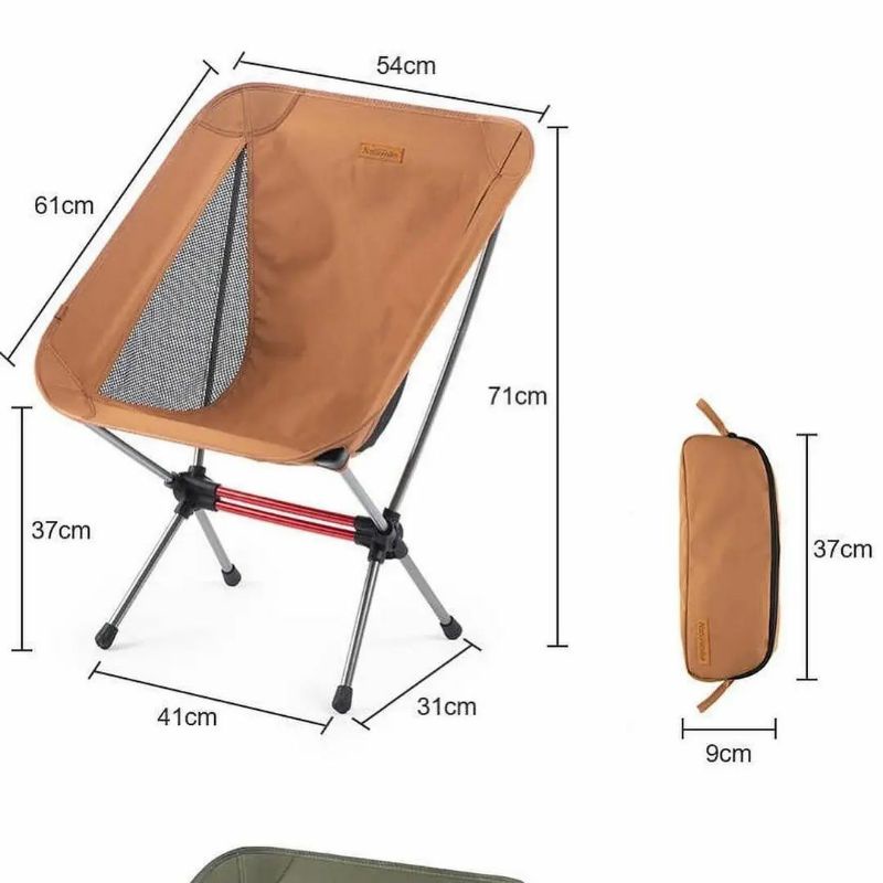 KURSI LIPAT NATUREHIKE NH20JJ027 Ultralight Portabel Chair Alumunium Aloy