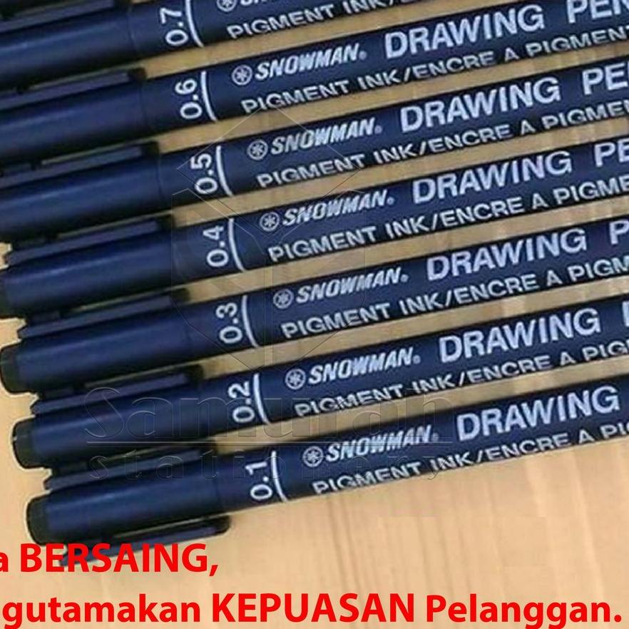 

10.10 Promo >> Spidol Drawing Pen Snowman / Permanent Marker Ft 700 Ukuran 0.1 0.2 0.3 0.4 0.5 0.6 0.7 0.8