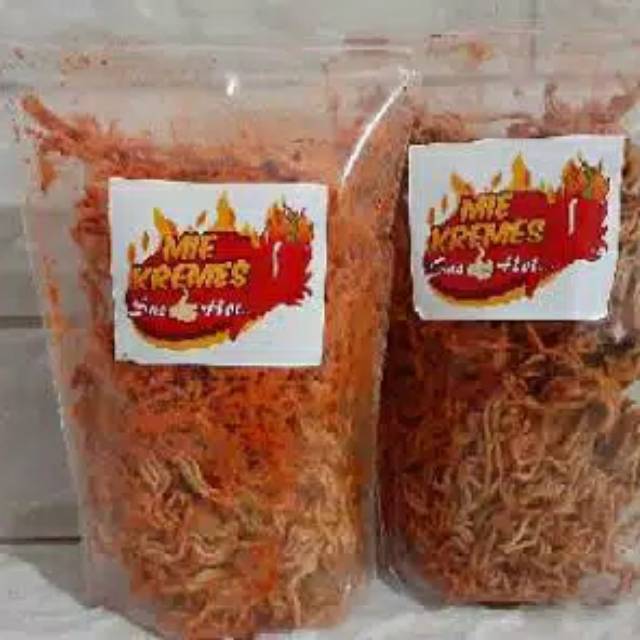 

Mie kriting/kremes, kemasan 100gr kriuk