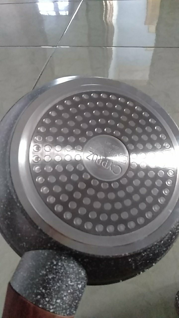 Cypruz  Cyprus Fry Pan Marble Wajan Penggorengan Induksi 18 Cm Fp-0629