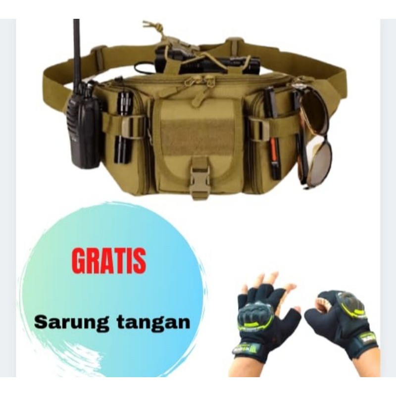 Beli 1 Gratis 1 Waistbag Army TACTICAL Original ( GRATIS ) SARUNG TANGAN(HARGA GROSIR) Tas Pinggang - Tas Slempang - Tas Loreng - Tas Military - Tas Tentara - Tas Polisi - Tas Murah - Tas Terlaris - Tas Termurah - Tas Terbaru - Tas Gowes - Tas Olahraga