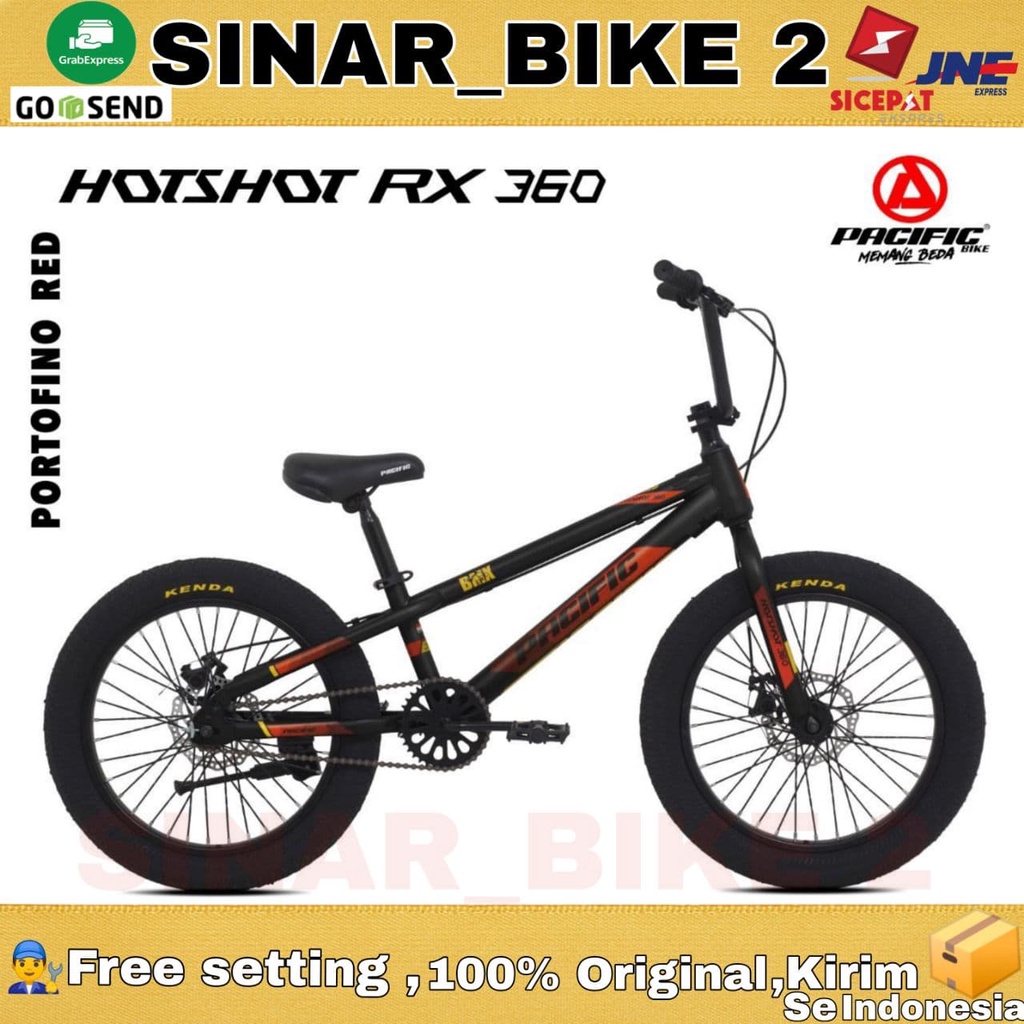 Sepeda Anak BMX PACIFIC HOTSHOT RX 360 20 Inch Rem Cakram Ban Jumbo