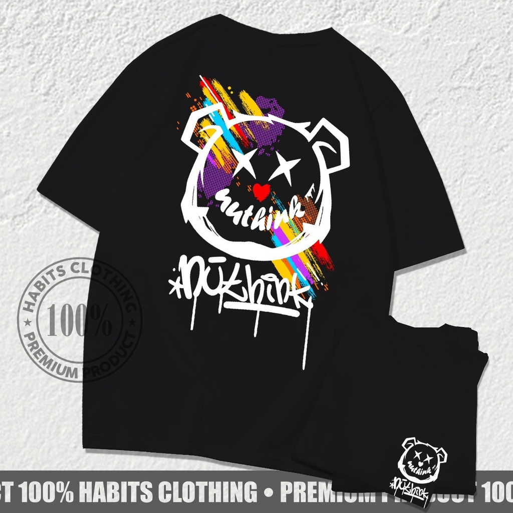 ( Promo ) Kaos Distro F68 / BEAR NUTHINK / KAOS PRIA / BAJU DISTRO / KAOS MURAH / KAOS JAPAN /  / At