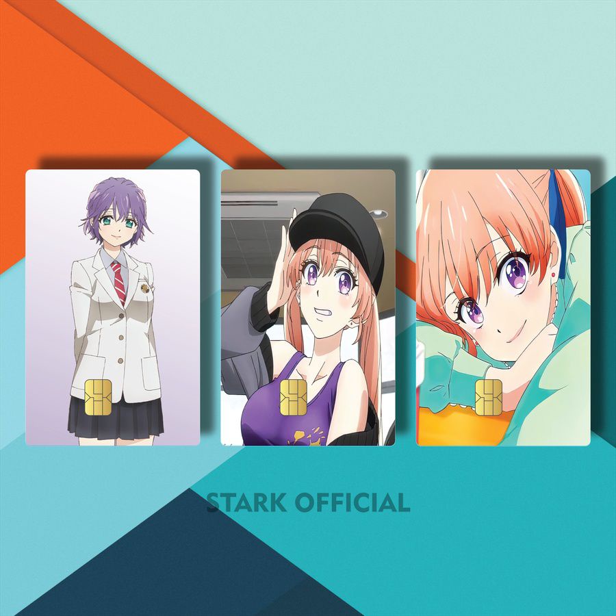 STIKER KARTU CUSTOM KARAKTER ANIME KAKKOU NO IINAZUKE 7RXOR/LWITQ/ SKIN KARTU CUSTOM ANIME KAKKOU NO