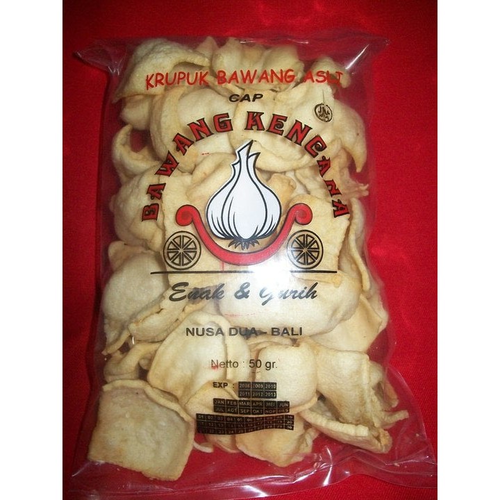 

Kerupuk Bawang KENCANA Khas Bali 50gr