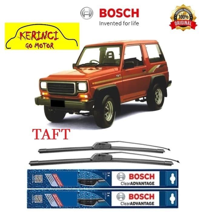 WIPER BOSCH CLEAR ADVANTAGE DAIHATSU TAFT 17&quot; &amp; 17&quot; SEPASANG WIP[ER