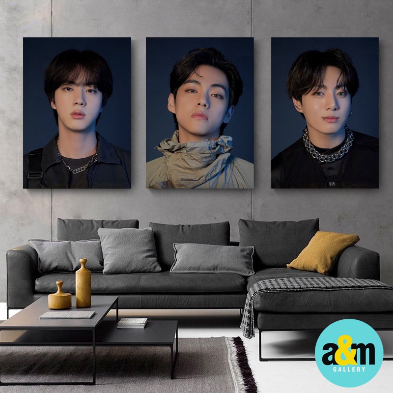 Poster Kayu BTS CHAKHO EDITION Hiasan Dinding Dekorasi Kamar Boy Group I Poster Kayu K-POP Dekorasi Kamar - A&amp;M