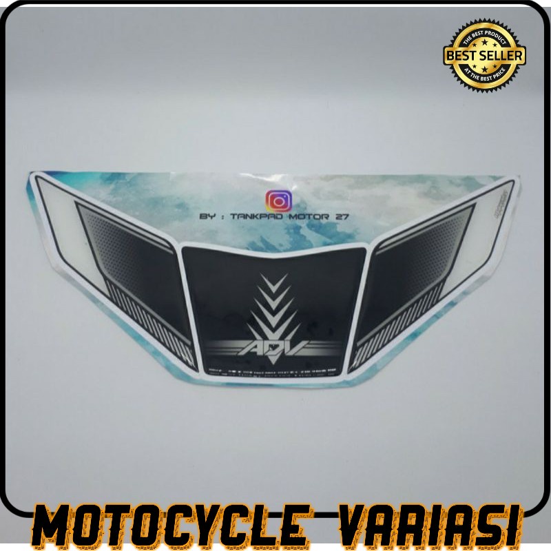 Stiker visor  windshield HONDA ADV 150 carbon resin premium