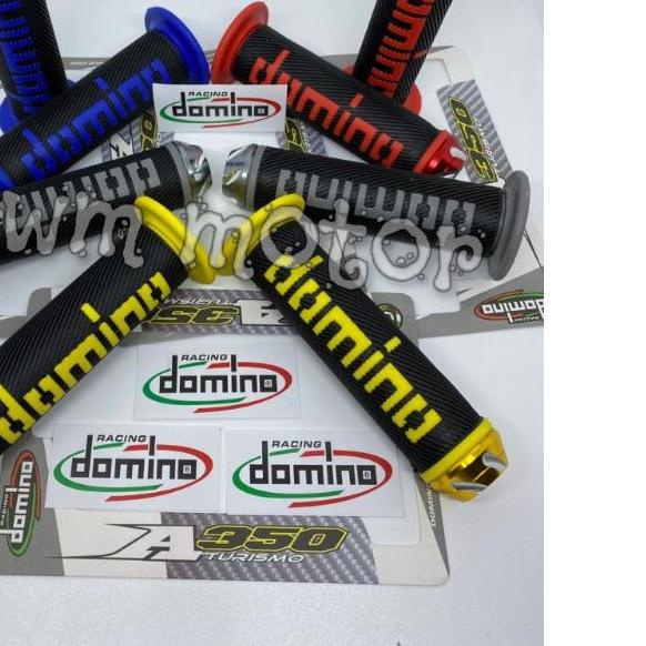 ✪ Handgrip Handfat Domino original+Jalu Stang Full CNC Universal Nmax beat mio vixion lexi pcx vario