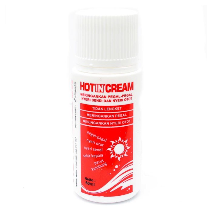 HOT IN CREAM BOTOL 60 ML - NYERI OTOT