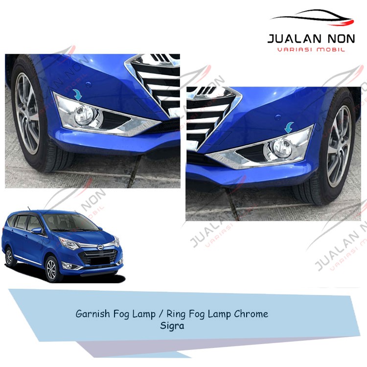 Garnish Fog Lamp Ring Fog Lamp Chrome Mobil Sigra
