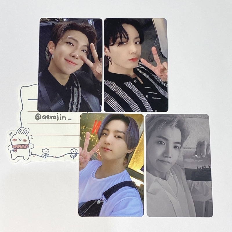 BTS NAMJOON JUNGKOOK JHOPE ROUTE POB BUTTER PROOF PHOTOCARD
