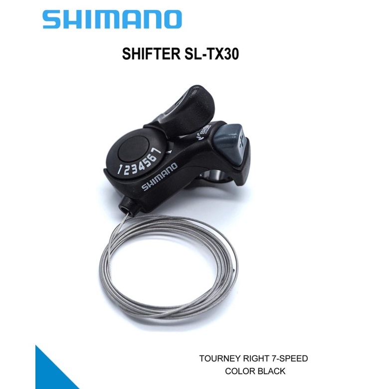 Shifter shimano 7 speed Mountain Bike Bicycle Thumb Gear 3x7 Sepeda