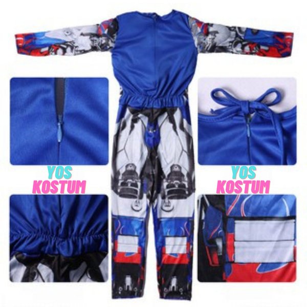 Kostum Anak Optimus Prime Import Busa Otot Baju Laki Cowok Costume Cosplay Transformers Ultah