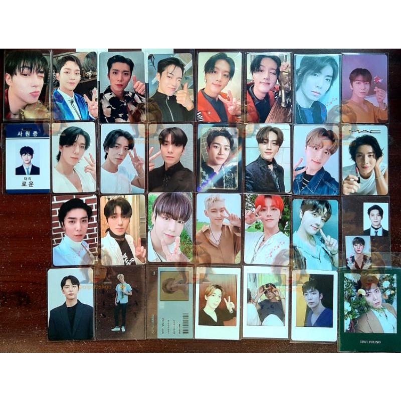 Photocard PC SF9 Hwiyoung SENSUOUS MAC Towell Yizhiyu Yzy Scent Frame Mirror Good guy hwi nyender Ji