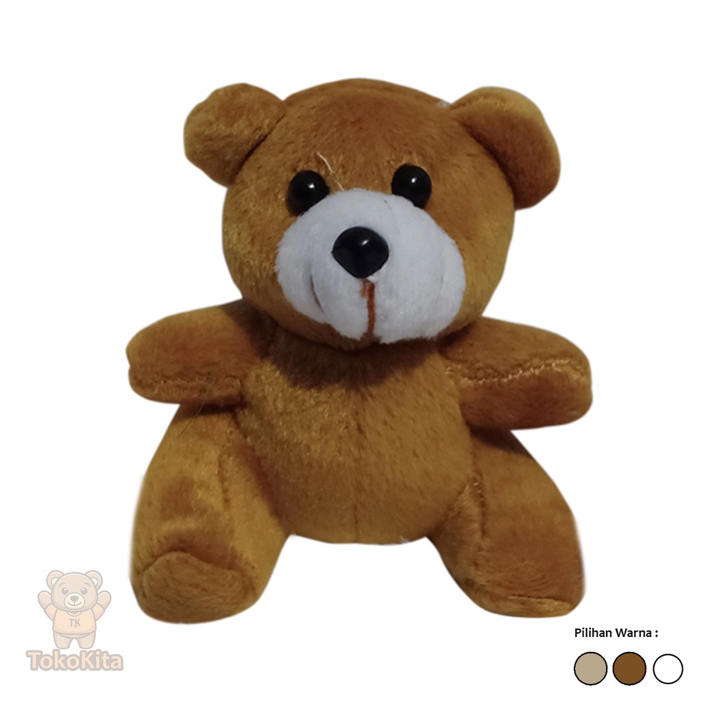 Boneka Teddy Bear Mini Ukuran 13 Cm