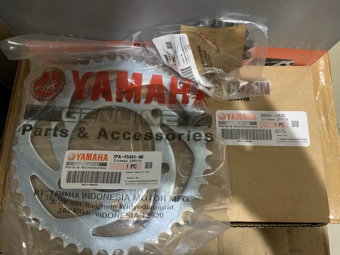 (Gear Paket) Gearset Vixion New Tahun 2015 – 2016 YGP (Asli Yamaha)