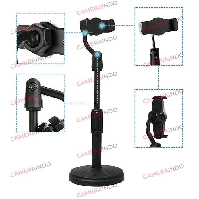 HOLDER PHONE STAND UNIVERSAL HOLDER HP STANDING HANDPHONE TRIPOD-1