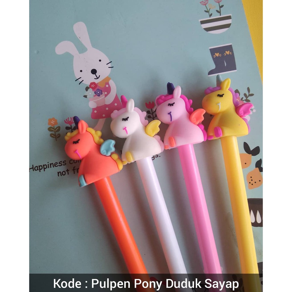 

Pulpen Pony Duduk Sayap