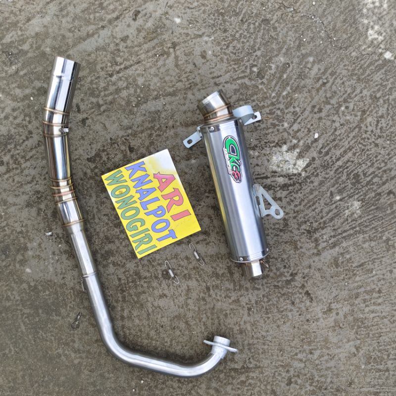 Knalpot CKC ala original Satria FU bass gahar bass adem knalpot CKC terlaris