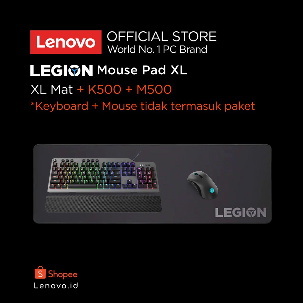 Lenovo Legion Gaming XL Cloth Mouse and Keyboard Pad / Mat GXH0W29068 (Size 900 x 300 x 3 mm)-7