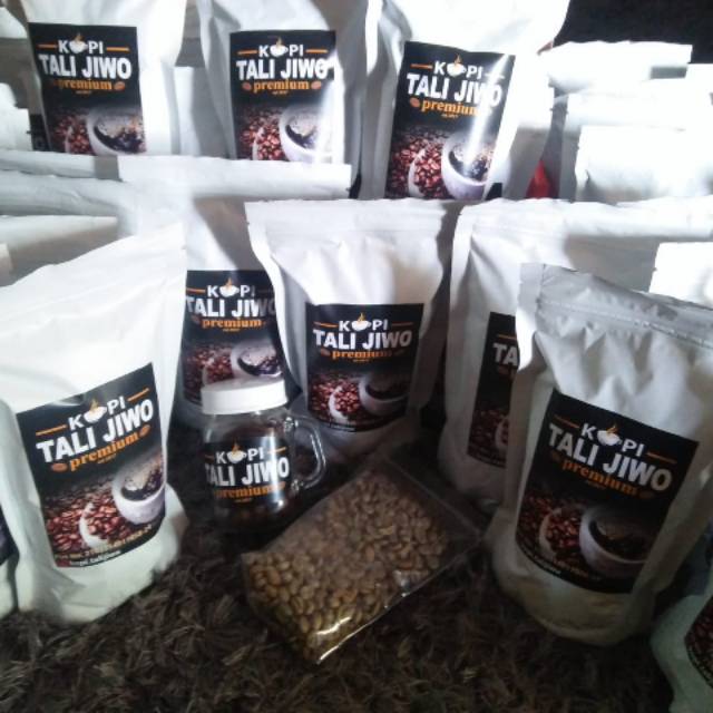 

Kopi bubuk Arabika, Robusta, House Blend Tali Jiwo