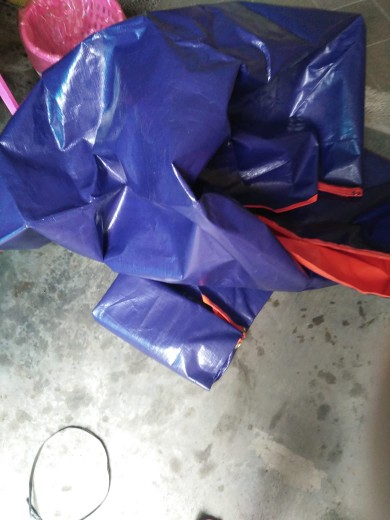 Kolam Terpal Kotak 2mx50cmx50cm Type A12 Packing Bullbe Warp