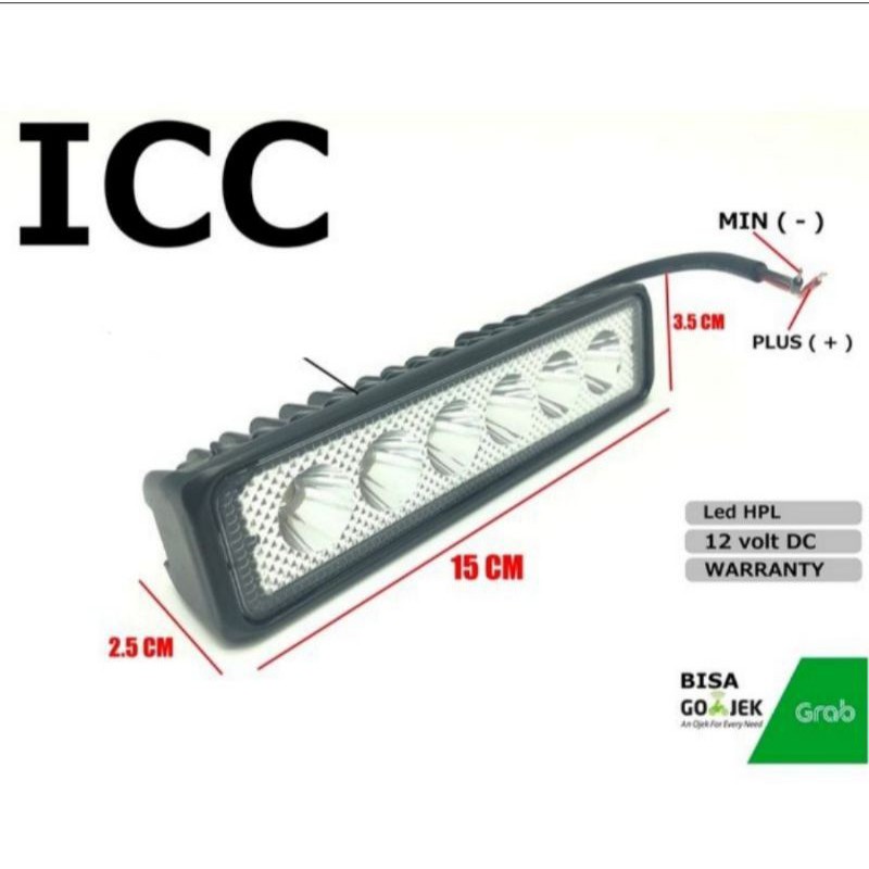 LAMPU LED BAR SOROT SPORT I LAMPU TEMBAK SOROT OFFROAD