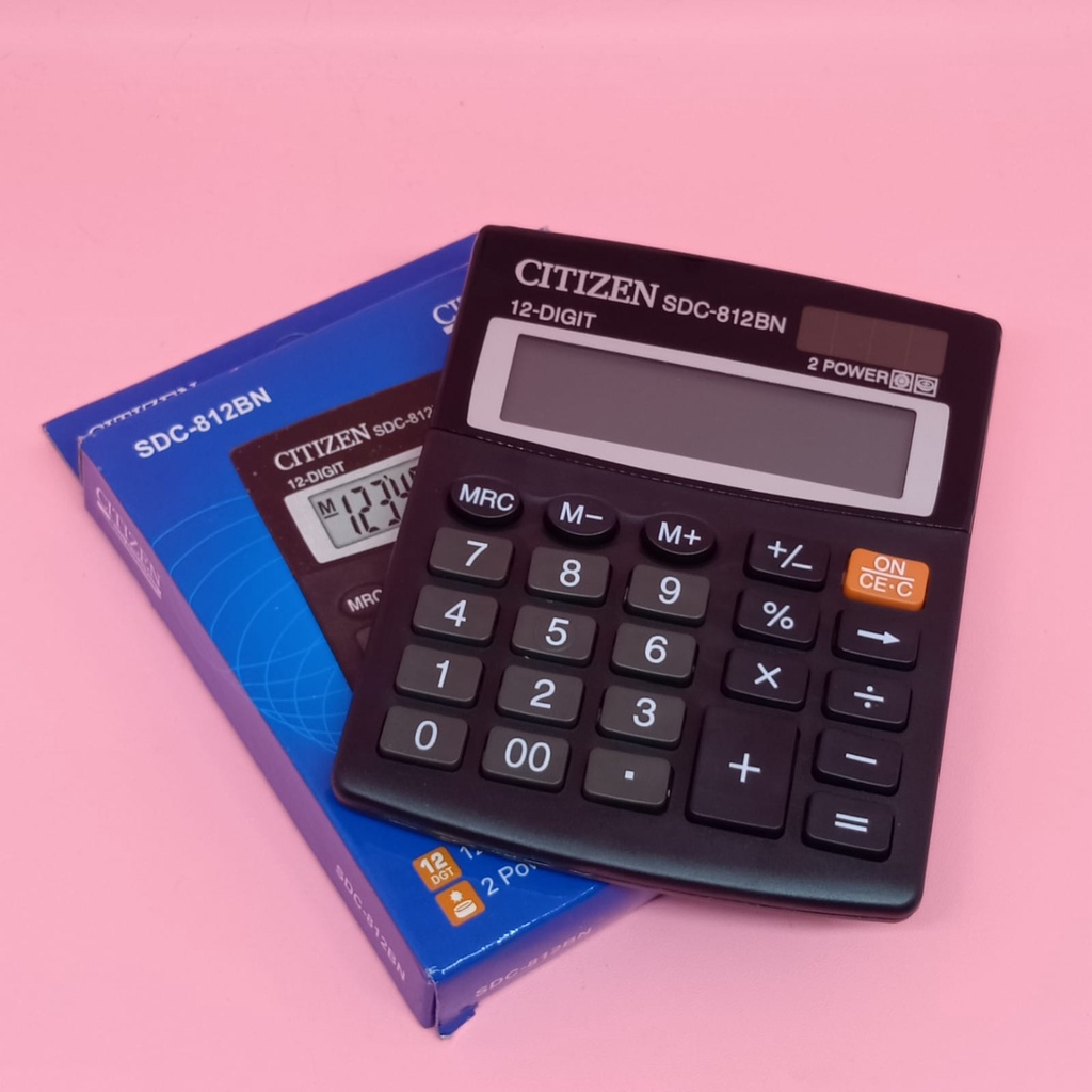 

citizen SDC 812 calculator - kalkulator citizen SDC 812 12 digit