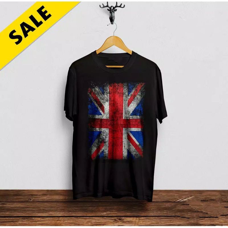 BAJU KAOS BENDERA ENGLAND BAJU KAOS DISTRO TERBARU/BAJU DISTRO