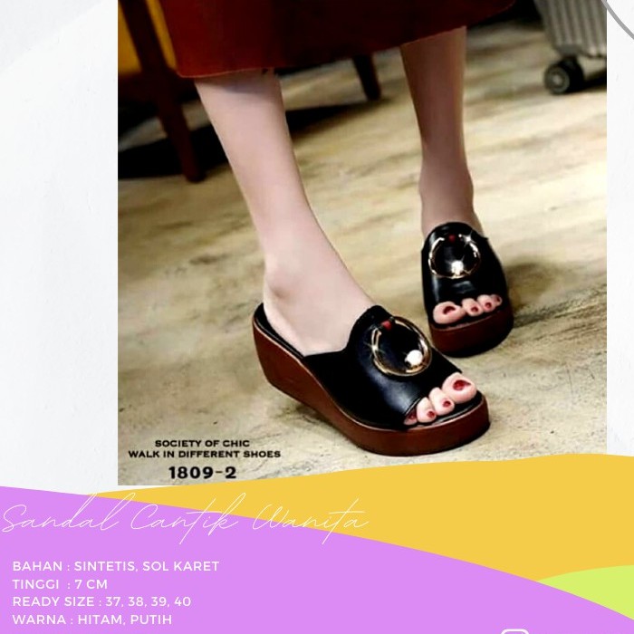 SANDAL WEDGES WANITA IMPORT/SANDAL WEDGES CEWE BAHAN PREMIUM/SANDAL WANITA IMPORT/SANDAL CEWE SDW275