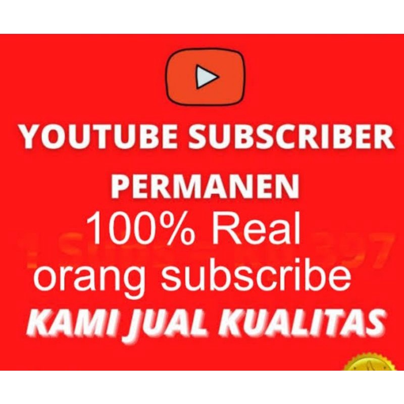 Jual Subscriber Youtube 100% Permanen